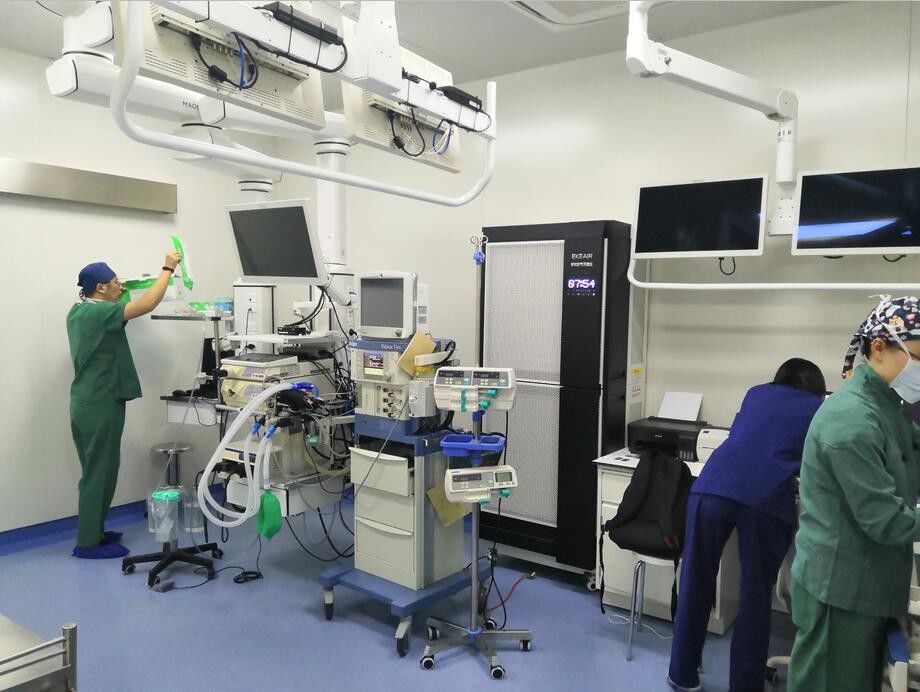 Realizes 100% Isolation UVC Lights  Hospital Air Sterilization